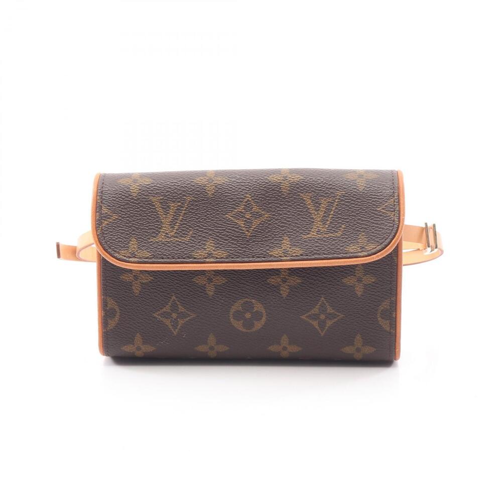 Louis Vuitton Pochette Florentine Waist Bag Body Canvas Leather Monogram Brown